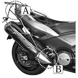 GIVI T2013 STELAŻ SAKW BOCZNYCH - YAMAHA T-MAX 500/530 (08>16)