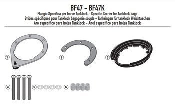 GIVI BF47 MOCOWANIE TANKLOCK BMW R 1200 RT (05 > 13)