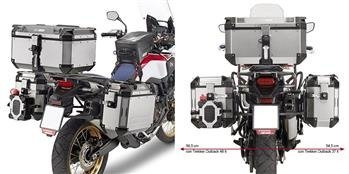 GIVI PL1144CAM STELAŻ KUFRÓW BOCZNYCH OUTBACK - HONDA CRF1000L AFRICA TWIN (16 - 17)