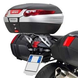 GIVI SRA690 STELAŻ KUFRA CENTRALNEGO Z ALUMINIOWĄ PŁYTĄ MONOKEY - BMW K 1200 R (05 > 08) / K 1300 R (09 > 16)