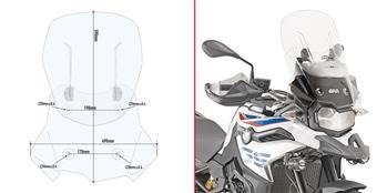 GIVI AF5127B SZYBA REGULOWANA 'AIRFLOW' - BMW F 850 GS