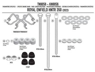 KAPPA KN9056 GMOLE ROYAL ENFIELD HNTR 350 (22 > 23)