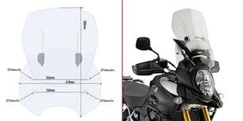 GIVI AF3105 SZYBA REGULOWANA 'AIRFLOW' - SUZUKI DL 1000 V-STROM (14 > 19)