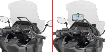 GIVI FB1211 RAMKA / WSPORNIK GPS SMARTPHONE -  HONDA Forza 750 (25)