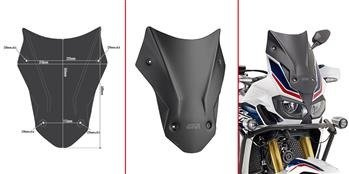 GIVI D1144BO SZYBA SPORTOWA CZARNA 40 x 31 (H x W) HONDA CRF 1000L AFRICA TWIN (16>19)