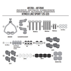KAPPA MOCOWANIE SZYBY 8100AK - KYMCO LIKE SPORT 125 (22 > 23)