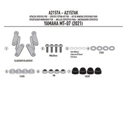 GIVI MOCOWANIE SZYBY 1173S - YAMAHA MT-07 (21 > 22)