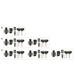 KSL105 ZAMEK DO KUFRÓW (5 SZTUK)