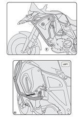 GIVI TNH5123OX GMOLE (GÓRNE CHROM) BMW F 800 GS Adventure (13 > 18)