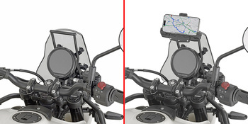 GIVI FB9059 POPRZECZKA DO MONTAŻU GPS / SMARTPHONE ROYAL ENFIELD  Himalayan 450 (24 > 25)