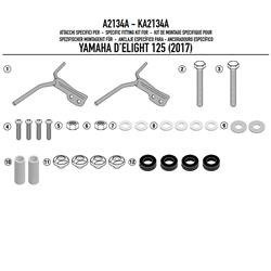 KAPPA A2134AK MOCOWANIE SZYBY 308AK YAMAHA D’elight 125 (17 > 20)