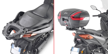 KAPPA KR2150 STELAŻ KUFRA CENTRALNEGO (BEZ PŁYTY) - YAMAHA X-MAX 125 / X-MAX 300 / X-MAX 400