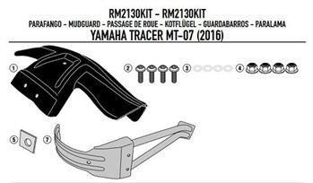 KAPPA RM2130KITK KIT MONTAŻOWY RM01 /RM02 - YAMAHA MT-07 Tracer (16 > 17)