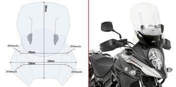 GIVI AF3112 SZYBA REGULOWANA 'AIRFLOW' - SUZUKI DL 650 V-STROM (17>24)