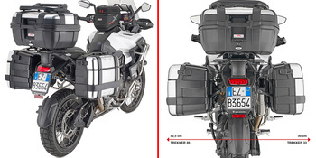 GIVI PLO6423MK STELAŻ KUFRÓW BOCZNYCH ONE-FIT MONOKEY - TRIUMPH Tiger 1200 GT Explorer (22 > 24)