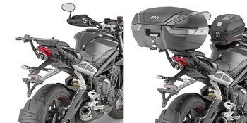 GIVI 6412FZ STELAŻ KUFRA CENTRALNEGO (BEZ PŁYTY) - TRIUMPH Street Triple 765 (17 > 20)