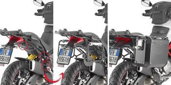GIVI PLOR7412CAM STELAŻ KUFRÓW BOCZNYCH OUTBACK - DUCATI MULTISTRADA 950 / 1260 (19 > 21)