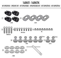 GIVI 14RKIT ZESTAW RAPID RELEASE DO STELAŻY BOCZNYCH - MOTO GUZZI v85 tt (24)