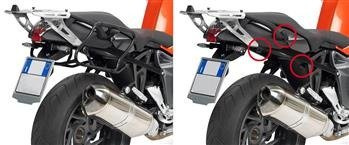 GIVI PLXR691 STELAŻ KUFRÓW BOCZNYCH V35 / K33 - BMW K 1200 R (05 - 08) / K 1300 R (09 - 16)