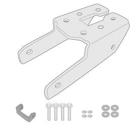 KAPPA 4130KITK KIT MONTAŻOWY DO KLX4130 BEZ STELAŻA CENTRALNEGO KZ4130 - KAWASAKI NINJA 1000 SX (20 > 21)