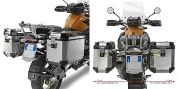 GIVI PL684CAM STELAŻ KUFRÓW BOCZNYCH OUTBACK - BMW R 1200 GS (04 - 13)