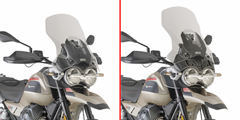 GIVI D8209ST SZYBA PRZEZROCZYSTA 58 x 45 cm (H x W)- MOTO GUZZI V85 TT