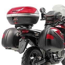 GIVI E225 STELAŻ KUFRA CENTRALNEGO Z PŁYTĄ MONOKEY - XL 700V TRANSALP (08 > 13)