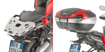 GIVI SRA5138 STELAŻ KUFRA CENTRALNEGO Z ALUMINIOWĄ PŁYTĄ MONOKEY - BMW S 1000 XR (20 > 22)