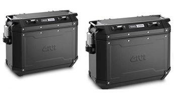 GIVI OBKN37BPACK2 KUFRY BOCZNE TREKKER OUTBACK ALU BLACK (PARA/2X37L)