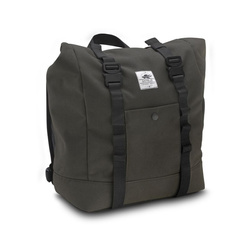 KAPPA TORBA BOCZNA / SAKWA ( PLECAK ) 17L (CAFE RACER RAMBLER) (WYS. 40 X SZER. 28 X GŁ. 15CM) KOLOR OLIWKOWY CIEMNY