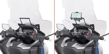 GIVI FB1186 RAMKA / WSPORNIK GPS SMARTPHONE - HONDA FORZA 750 (21)