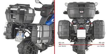 GIVI PLO5143MK STELAŻ KUFRÓW BOCZNYCH OUTBACK - BMW  R 1300 GS (24)