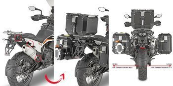 GIVI PLOR7710CAM STELAŻ KUFRÓW BOCZNYCH OUTBACK - KTM 790 Adventure / R / 890 ADVENTURE (21)
