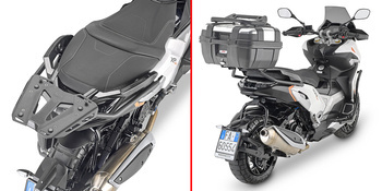 GIVI SR8102 STELAŻ KUFRA CENTRALNEGO (BEZ PŁYTY) - PEUGEOT XP400 GT / XP400 Allure (23)