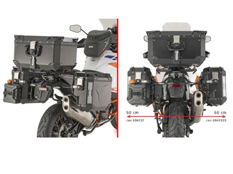 KAPPA STELAŻ KUFRÓW BOCZNYCH MONOKEY CAM SIDE KTM 1290 SUPER ADVENTURE R / S '21-'24 - POD KUFRY KVG K'VOYAGER ALU - PRAWY KVGS33 WCIĘTY