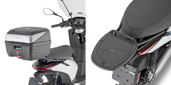 KAPPA KR5618 STELAŻ KUFRA CENTRALNEGO MONOLOCK (BEZ PŁYTY) - PIAGGIO Piaggio 1 (21 > 22)