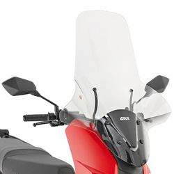 GIVI 9541A SZYBA PRZEZROCZYSTA 81,5 X 64,5 (H x W) - SEAT Mo 125 (22 > 23) / SILENCE S01 (22 > 23)