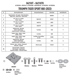 KAPPA 6421KITK KIT MONTAŻOWY DO KLO6421 / KLX6421 BEZ STELAŻA CENTRALNEGO KZ6421