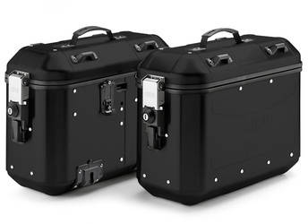 GIVI DLM36BPACK2 KUFRY BOCZNE TREKKER DOLOMITI DLM36 BLACK (PARA/2X36L)