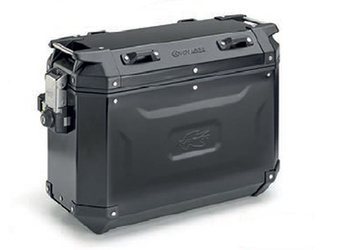 KAPPA KUFER BOCZNY 37L MONOKEY CAM SIDE KVG37B K'VOYAGER ALUMINIOWY PRAWY KOLOR CZARNY ANODOWANY BLACK LINE