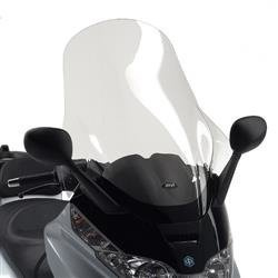 GIVI D500ST SZYBA PRZEZROCZYSTA 80 x 60 cm (H x W) PIAGGIO X8 125-150-200-250-400 (04 > 10)