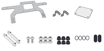 GIVI TL8203KIT KIT MONTAŻOWY S250 DO PLOR8203 - MOTO GUZZI V85 TT (19 > 22)