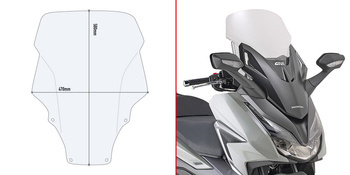 GIVI D1187ST SZYBA PRZEZROCZYSTA - HONDA FORZA 750 (21 > 22)