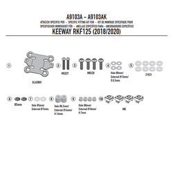 GIVI MOCOWANIE SZYBY 1173S – KEEWAY RKF 125 (18 > 22)