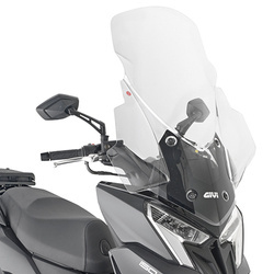 GIVI 6121DT SZYBA PRZEZROCZYSTA 33,5 x 29 (H x W) KYMCO Dink R 125-150 Tunnel / Dink 125-150 Flat (23)