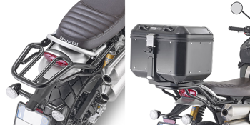 GIVI SR6416 STELAŻ KUFRA CENTRALNEGO MONOLOCK (BEZ PŁYTY) - TRIUMPH SCRAMBLER 1200 (19 > 23)