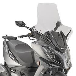 GIVI 6111DT SZYBA PRZEZROCZYSTA 86 x 71 cm (H x W) / POTRZEBNY KIT D6111KIT KYMCO G-Dink 300 (18 > 19)