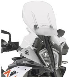 KAPPA KAF7716 SZYBA AIRFLOW (REGULOWANA) KTM 790 / 890 ADVENTURE '23-, (MAX 37 X 49 CM) REGULOWANA AIRFLOW (12 CM ZAKRES REGULACJI) PRZEZROCZYSTA
