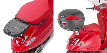 GIVI SR5608 STELAŻ KUFRA CENTRALNEGO MONOLOCK (BEZ PŁYTY) - PIAGGIO Vespa Primavera 50-125-150 (14 > 22)