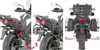 GIVI PLR4126 STELAŻ KUFRÓW BOCZNYCH MONOKEY - KAWASAKI VERSYS 1000 / 1100